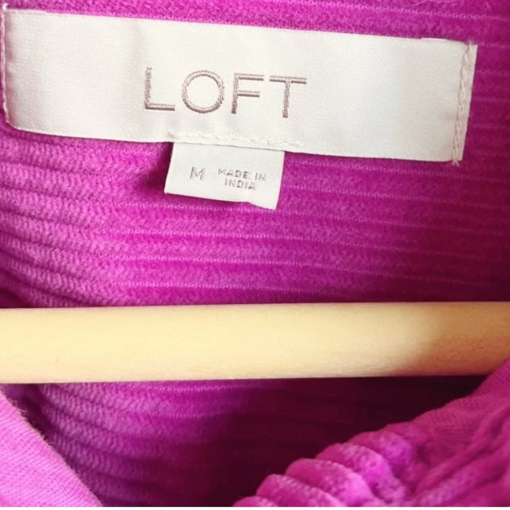 Magenta Button-Up Shirt - Picture 6 of 6